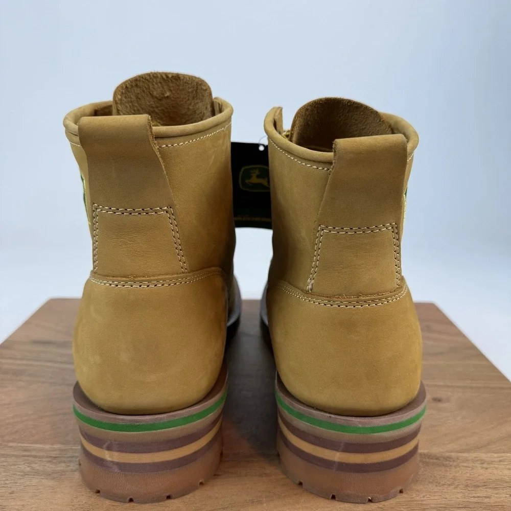 New Mens Skechers‎ x John Deere Cascades Leather Work Boots Shoes 13 D